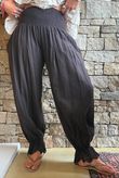 Sundaze Cheesecloth Vintage Crochet Bloomer Coffee Bean
